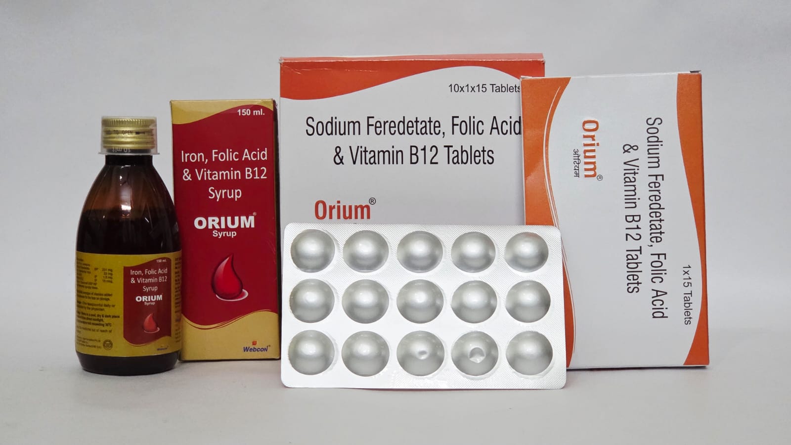 Orium Syrup & Orium Tablet by Webcon Labs