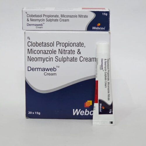 Dermaweb Cream is an Anti-fungal / Anti-allergic cream by Webcon Labs