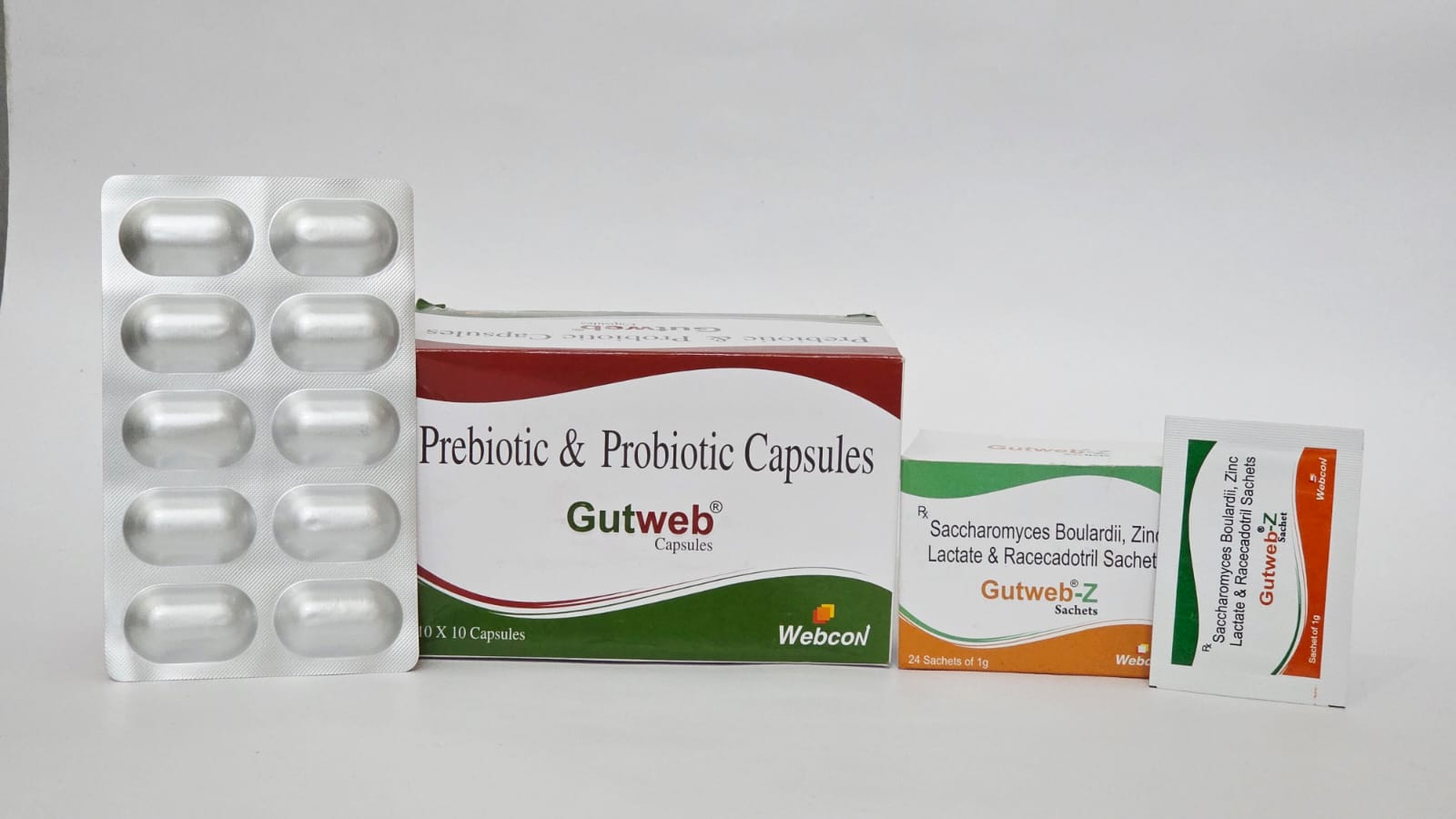 Gutweb Capsule & Gutweb Z Sachet by Webcon Labs